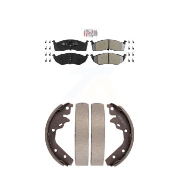 Front Rear Semi-Metallic Disc Brake Pads Kit For Neon Dodge Chrysler Plymouth SX 2.0 KNN-100257