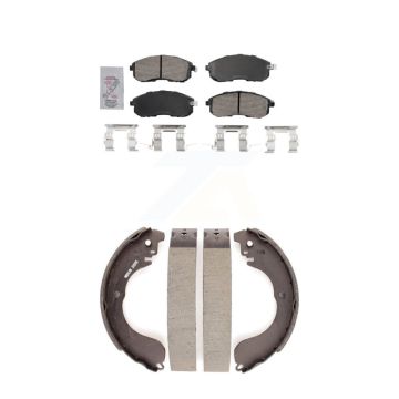 Front Rear Ceramic Disc Brake Pads Kit For Nissan Versa KNN-100259