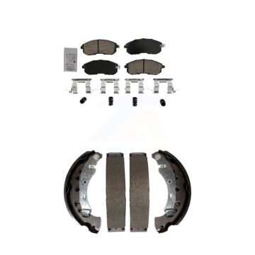 Front Rear Ceramic Disc Brake Pads Kit For 2013-2019 Nissan Sentra KNN-100261