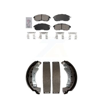 Front Rear Ceramic Disc Brake Pads Kit For 2013-2019 Nissan Sentra KNN-100262