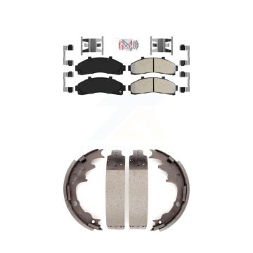 Front Rear Semi-Metallic Disc Brake Pads Kit For Ford Ranger Mazda B4000 B3000 B2300 KNN-100265