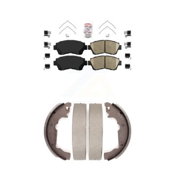 Front Rear Ceramic Disc Brake Pads Kit For 1998-2003 Toyota Sienna KNN-100273