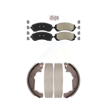 Front Rear Semi-Metallic Disc Brake Pads Kit For 2001-2005 Pontiac Aztek KNN-100276