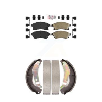 Front Rear Ceramic Disc Brake Pads Kit For 2012-2017 Chevrolet Sonic KNN-100288