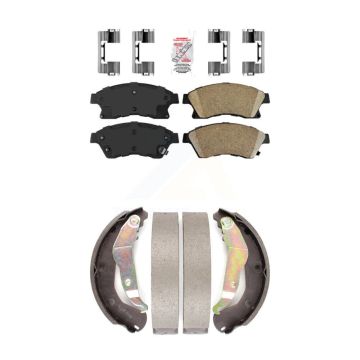 Front Rear Ceramic Disc Brake Pads Kit For 2012-2017 Chevrolet Sonic KNN-100289
