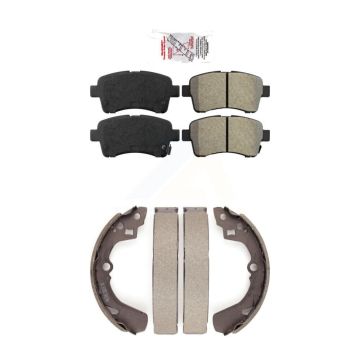 Front Rear Semi-Metallic Disc Brake Pads Kit For 2002-2005 Suzuki Aerio KNN-100291