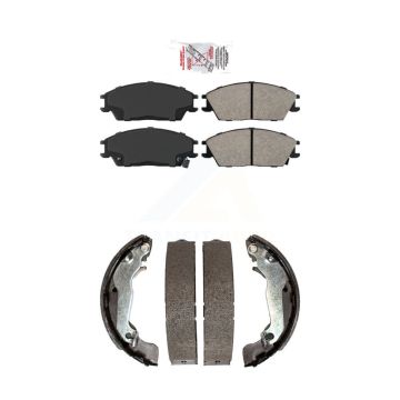 Front Rear Semi-Metallic Disc Brake Pads Kit For 2003-2005 Hyundai Accent KNN-100294