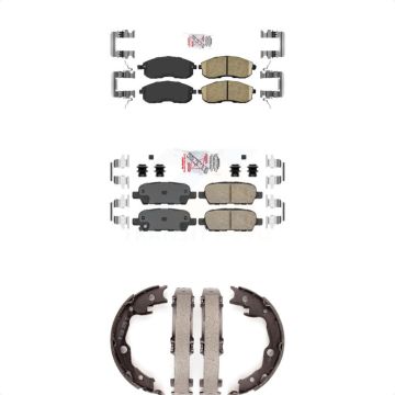 Front Rear Ceramic Disc Brake Pads Kit For 2007-2012 Nissan Sentra SE-R KNN-100298