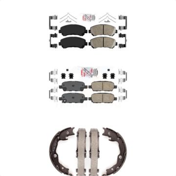 Front Rear Ceramic Disc Brake Pads Kit For 2007-2012 Nissan Sentra SE-R Spec V KNN-100301