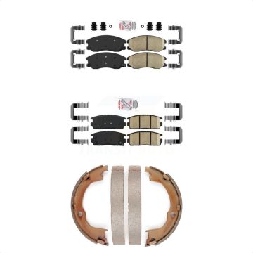 Front Rear Ceramic Disc Brake Pads Kit For Chevrolet Equinox Pontiac Torrent Saturn Vue KNN-100335