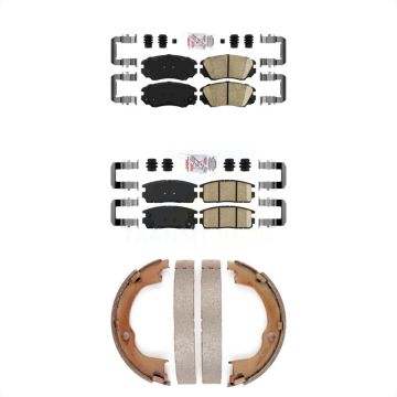 Front Rear Ceramic Disc Brake Pads Kit For Chevrolet Equinox GMC Terrain KNN-100337
