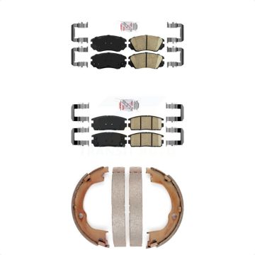 Front Rear Ceramic Disc Brake Pads Kit For Chevrolet Equinox GMC Terrain KNN-100338