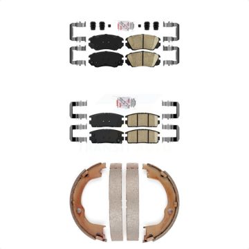 Front Rear Ceramic Disc Brake Pads Kit For Chevrolet Equinox GMC Terrain KNN-100339