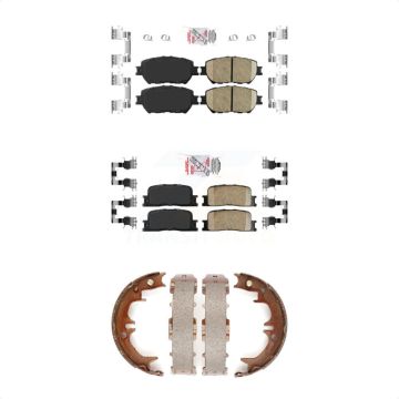 Front Rear Ceramic Disc Brake Pads Kit For Toyota Camry Vehicles Manufactured In Japan KNN-100365
