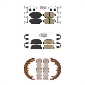 Front Rear Ceramic Disc Brake Pads Kit For Toyota Camry Vehicles Manufactured In Japan KNN-100366