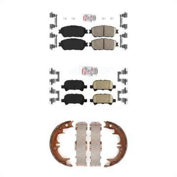 Front Rear Ceramic Disc Brake Pads Kit For Toyota Camry Solara Avalon KNN-100369