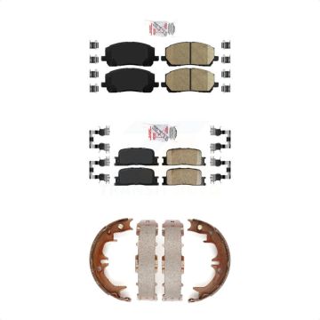 Front Rear Ceramic Disc Brake Pads Kit For 2001-2003 Toyota Highlander KNN-100371