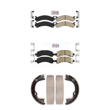 Front Rear Ceramic Disc Brake Pads Kit For Chevrolet GMC Savana 2500 Express 3500 KNN-100435