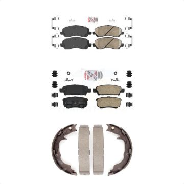 Front Rear Ceramic Disc Brake Pads Kit For Jeep Patriot Mitsubishi Lancer Dodge Compass KNN-100449