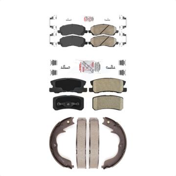 Front Rear Ceramic Disc Brake Pads Kit For Mitsubishi Outlander With 7 Passenger Seating KNN-100453