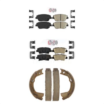 Front Rear Ceramic Disc Brake Pads Kit For Kia Optima With Electric Parking KNN-100468