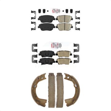 Front Rear Ceramic Disc Brake Pads Kit For Kia Optima With Electric Parking KNN-100469