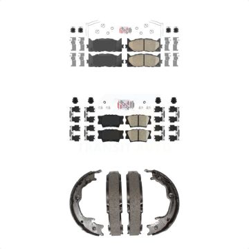 Front Rear Ceramic Disc Brake Pads Kit For Toyota Camry Lexus ES350 Avalon ES300h KNN-100480