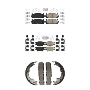 Front Rear Ceramic Disc Brake Pads Kit For Toyota Camry Lexus ES350 Avalon ES300h KNN-100481