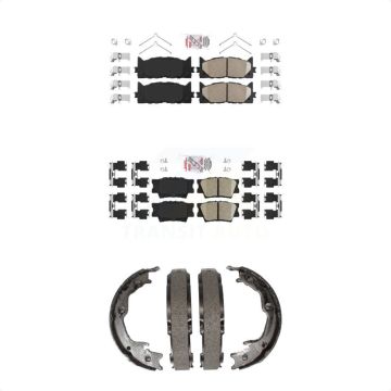 Front Rear Ceramic Disc Brake Pads Kit For Toyota Camry Lexus ES350 Avalon ES300h KNN-100483