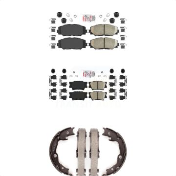Front Rear Ceramic Disc Brake Pads Kit For Toyota RAV4 Lexus HS250h KNN-100484