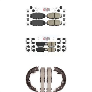 Front Rear Ceramic Disc Brake Pads Kit For Toyota RAV4 Lexus HS250h KNN-100486