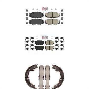 Front Rear Ceramic Disc Brake Pads Kit For Toyota RAV4 Lexus HS250h KNN-100487