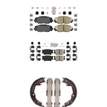 Front Rear Ceramic Disc Brake Pads Kit For Toyota RAV4 Matrix Pontiac Vibe KNN-100488