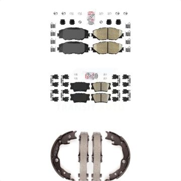 Front Rear Ceramic Disc Brake Pads Kit For Toyota RAV4 Matrix Pontiac Vibe KNN-100490