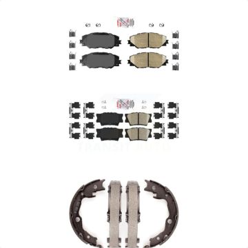 Front Rear Ceramic Disc Brake Pads Kit For Toyota RAV4 Matrix Pontiac Vibe KNN-100491