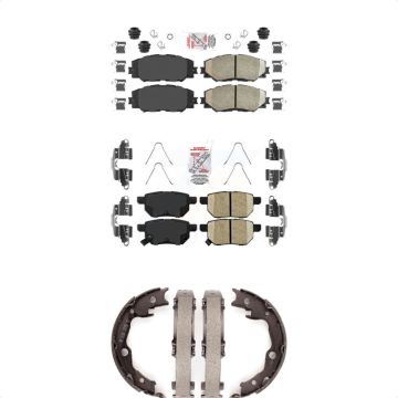 Front Rear Ceramic Disc Brake Pads Kit For Toyota Matrix Pontiac Vibe KNN-100492