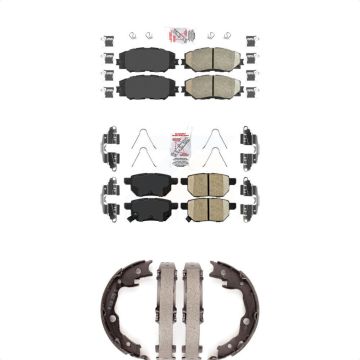 Front Rear Ceramic Disc Brake Pads Kit For Toyota Matrix Pontiac Vibe KNN-100493