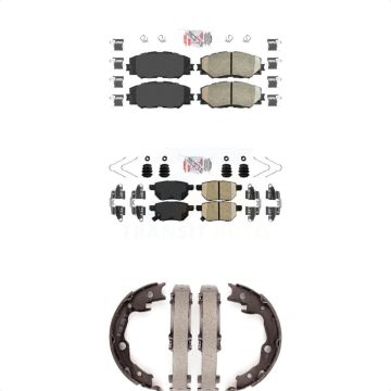 Front Rear Ceramic Disc Brake Pads Kit For Toyota Matrix Pontiac Vibe KNN-100497