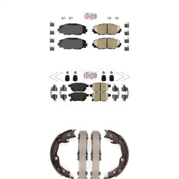 Front Rear Ceramic Disc Brake Pads Kit For Toyota Matrix Pontiac Vibe KNN-100499