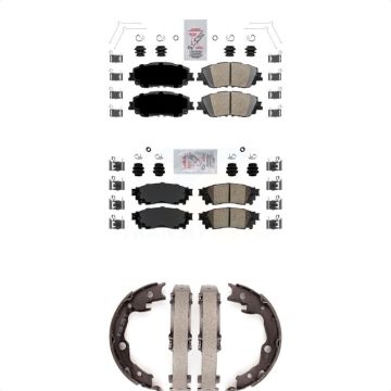 Front Rear Ceramic Disc Brake Pads Kit For Toyota RAV4 Camry KNN-100502