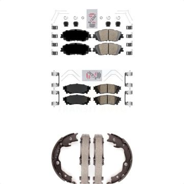 Front Rear Ceramic Disc Brake Pads Kit For Toyota RAV4 Camry KNN-100506