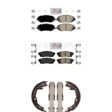 Front Rear Ceramic Disc Brake Pads Kit For Toyota RAV4 Camry KNN-100507