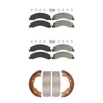 Front Rear Semi-Metallic Disc Brake Pads Kit For Ram Dodge Sterling Truck 4500 5500 45 55 KNN-100518