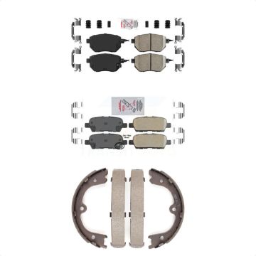 Front Rear Ceramic Disc Brake Pads Kit For Nissan Murano KNN-100607
