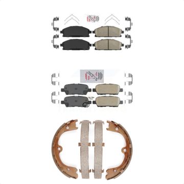 Front Rear Ceramic Disc Brake Pads Kit For 2004-2005 Nissan Quest KNN-100610