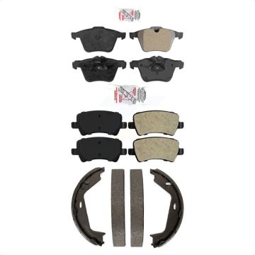 Front Rear Semi-Metallic Disc Brake Pads Kit For 2007-2009 Volvo S80 AWD KNN-100618