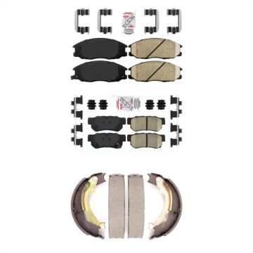 Front Rear Ceramic Disc Brake Pads Kit For 2001-2006 Hyundai Santa Fe KNN-100643