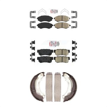 Front Rear Ceramic Disc Brake Pads Kit For Hyundai Sonata Kia Optima KNN-100646