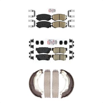 Front Rear Ceramic Disc Brake Pads Kit For Hyundai Sonata Kia Optima KNN-100650