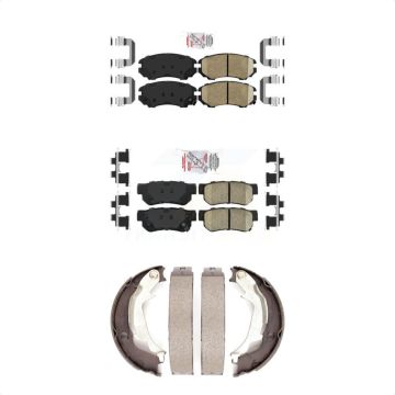 Front Rear Ceramic Disc Brake Pads Kit For Hyundai Sonata Kia Optima KNN-100652